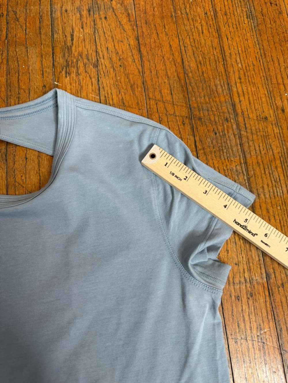 Lululemon Women's Day Tripper Short Sleeve Dress Pima Cotton Size 2 Blue - Picture 10 of 10